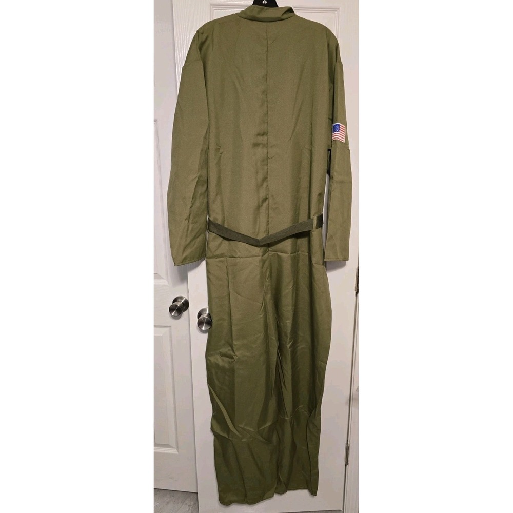 Maxim Party Flight Suit Halloween Costume Adult 2XL Maverick Top Gun Inspired - Picture 10 of 16